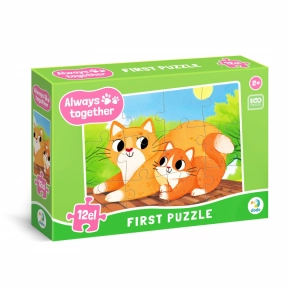 Пазл Всегда вместе. Котики, Додо 12 элементов 300632