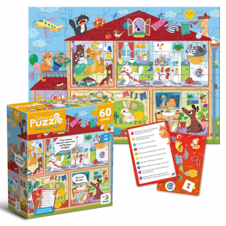 Пазл Вімельпазл Улюбленці вдома, 60 елементів Додо 300661