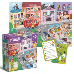 Пазл Вімельпазл Містечко професій, 60 елементів Додо 300662