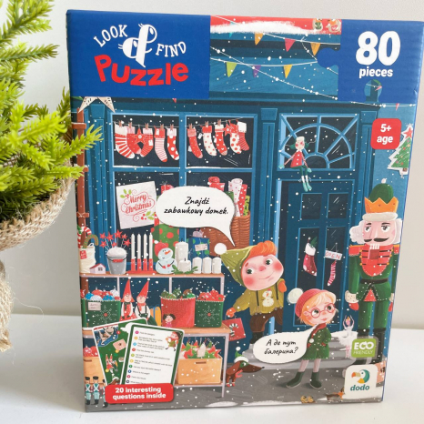Вімельпазл "Шукай та знаходь.Зимові свята" , 80 елементів Додо / Dodo 300663