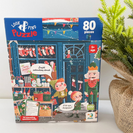 Вімельпазл "Шукай та знаходь.Зимові свята" , 80 елементів Додо / Dodo 300663