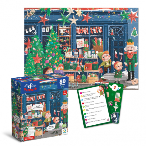 Вімельпазл "Шукай та знаходь.Зимові свята" , 80 елементів Додо / Dodo 300663