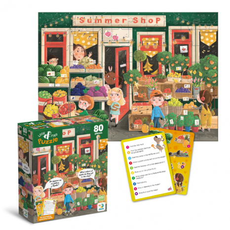 Вімельпазл "Шукай та знаходь. Літні смаколики", 80 елементів, Додо / Dodo 300665