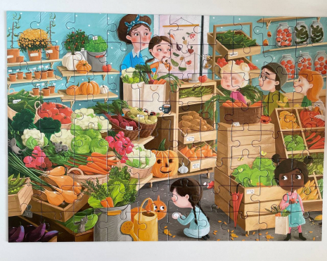 Вімельпазл "Шукай та знаходь "Дарунки осені" 80 деталей, Додо / Dodo 300666