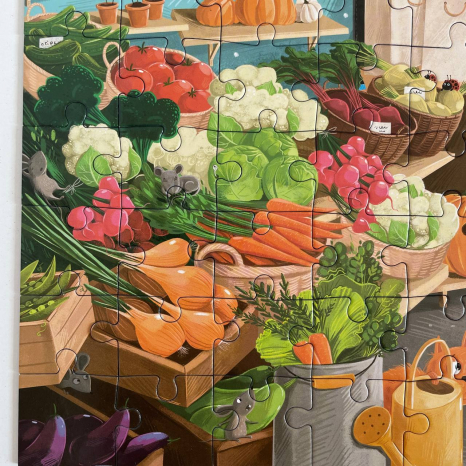 Вімельпазл "Шукай та знаходь "Дарунки осені" 80 деталей, Додо / Dodo 300666