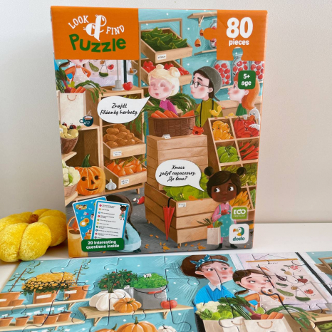 Вімельпазл "Шукай та знаходь "Дарунки осені" 80 деталей, Додо / Dodo 300666