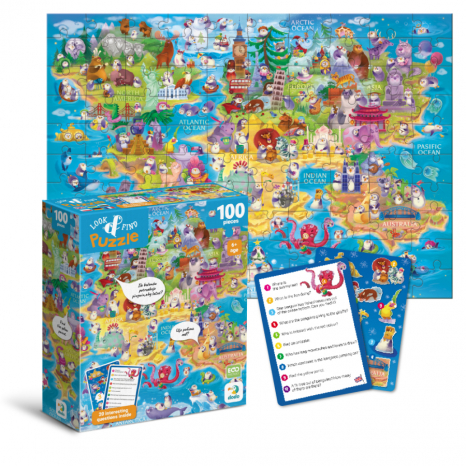 Вімельпазл "Шукай та знаходь. Світ пінгвінів" 100 елементів Додо / Dodo 300670