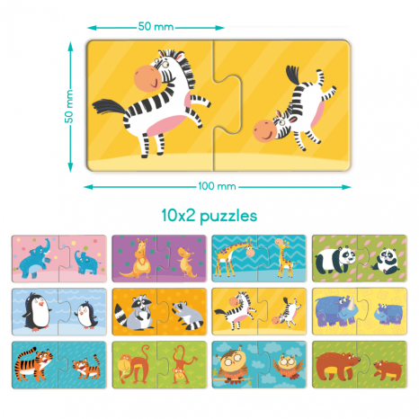 Пазлы ДУО "Мама и малыш" Dodo 300692