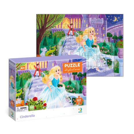 Картонні пазли 60 елементів Попелюшка 300713 Dodo Додо