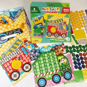 Набір для творчості. Мозаїка зі стікерами 300899 «Транспорт» DoDo