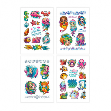 Набір дитячих тимчасових татуювань «На хвилях» 301103  Dodo