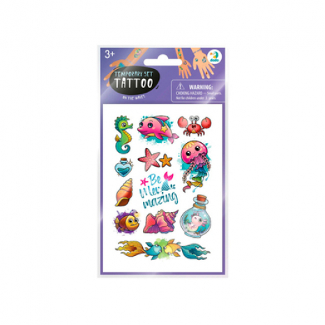 Набір дитячих тимчасових татуювань «На хвилях» 301103  Dodo