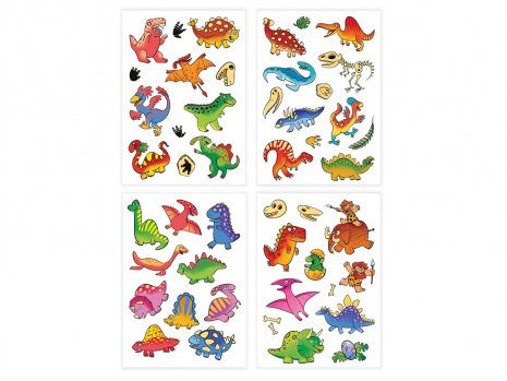 Набір дитячих тимчасових татуювань «Час динозаврів» 301104  Dodo