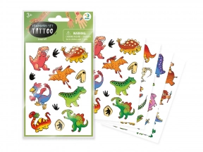 Набір дитячих тимчасових татуювань «Час динозаврів» 301104  Dodo