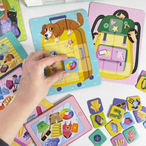 Детская настольная игра Лото и мемори Мемо. Собираемся в путешествие Dodo Додо 301227