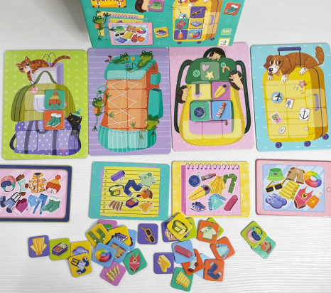 Детская настольная игра Лото и мемори Мемо. Собираемся в путешествие Dodo Додо 301227