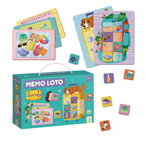 Детская настольная игра Лото и мемори Мемо. Собираемся в путешествие Dodo Додо 301227