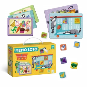 Детская настольная игра Лото Мемо. Супермаркет Dodo Додо 301228