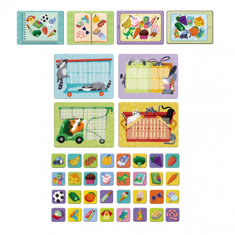 Дитяча настільна гра Лото  Мемо. Супермаркет Dodo Додо 301228