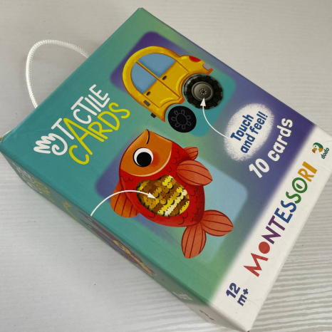 УЦІНКА!!! Набір карток з тактильними елементами "Монтессорі. На прогулянці", DoDo, 301231