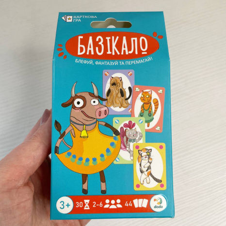 Карткова гра "Базікало" 301236 Dodo, 44 картки, розмір: 10х7 см, в коробці