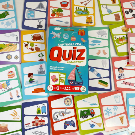Карткова дитяча гра Вікторина: Quiz Вгадай предмет! 301245 Dodo