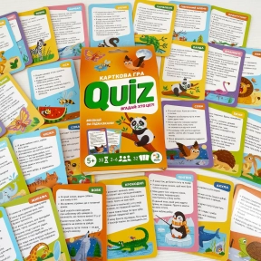 Настільна карткова Quiz гра 301246 "Вікторина: Вгадай: хто це" Dodo