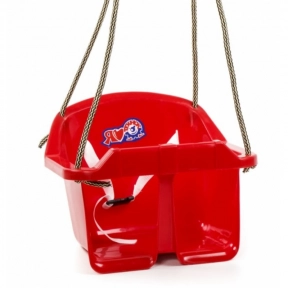 Гойдалка підвісна пластикова Малюк Червона, Технок 3015