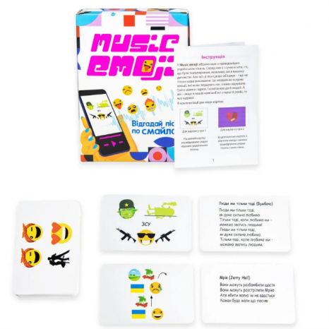Настільна гра "Music Emoji" 30249 STRATEG