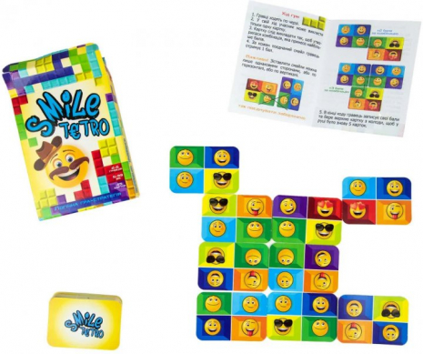 Настільна логічна гра Smile tetro Strateg 30280