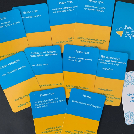 Настільна розважальна пізнавальна карткова гра "Все буде Україна" TM Strateg