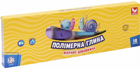 Полімерна глина ASTRA 18 кольорова 304219002-UA