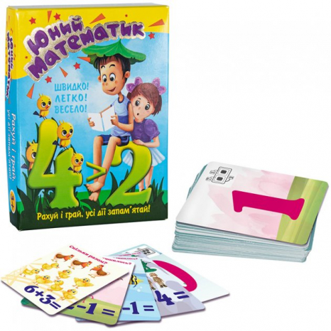 Навчальна гра Юний Математик (укр) Strateg 30760