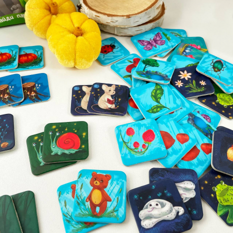 Настільна меморі гра "Forest Duo" 30867 Strateg