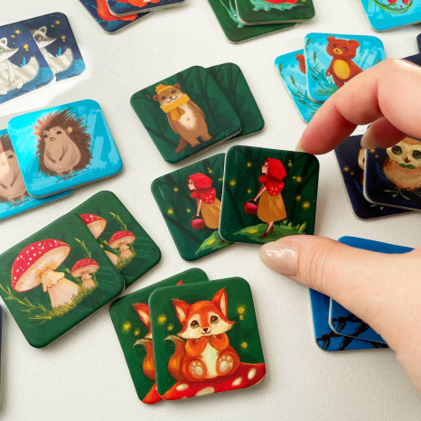 Настільна меморі гра "Forest Duo" 30867 Strateg