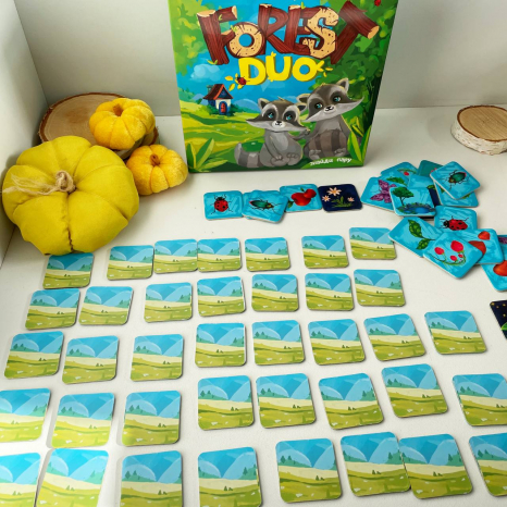 Настільна меморі гра "Forest Duo" 30867 Strateg