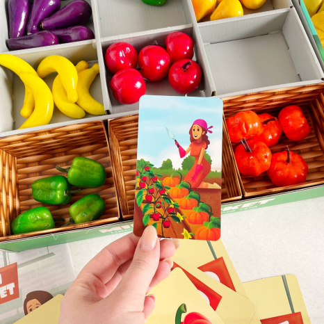 Дитяча настільна гра для сортування "Міні Маркет", Strateg, 30915