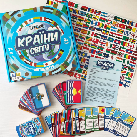 Настільна гра 30952 "Країни світу" STRATEG