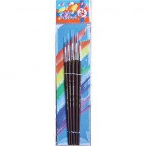 Набір пензликів 1Вересня ПОНІ, 5 шт. у наборі