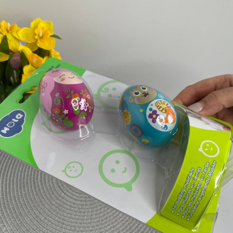 Брязкальце Hola Toys Яйця в ассорт. (3102C)