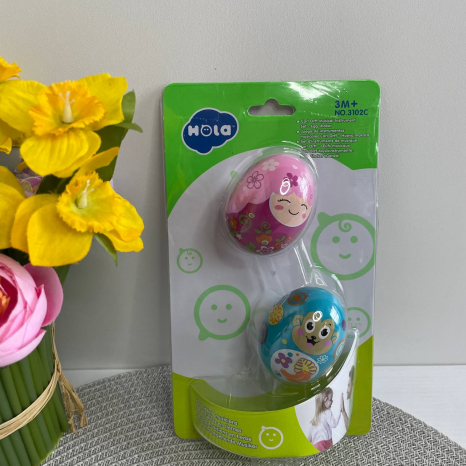 Брязкальце Hola Toys Яйця в ассорт. (3102C)