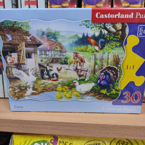 Пазл "Домашні тварини" (30 дет.) Castorland. 3136