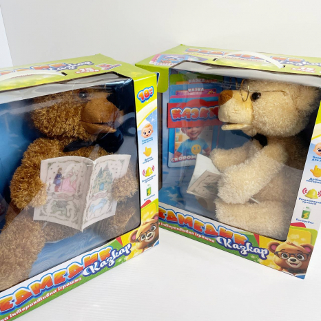 Інтерактивна розвиваюча іграшка Ведмедик казкар (укр) зі звуковими ефектами 31515