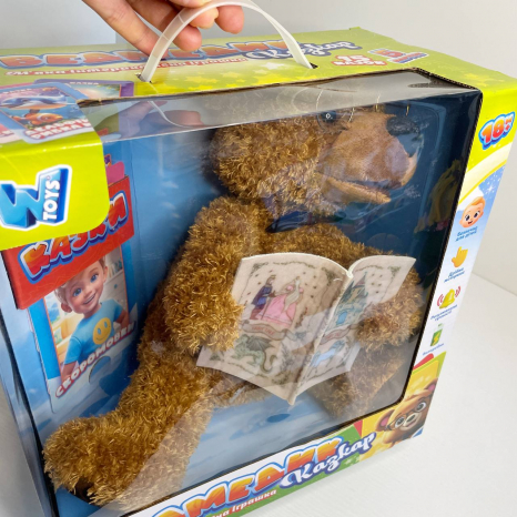 Інтерактивна розвиваюча іграшка Ведмедик казкар (укр) зі звуковими ефектами 31515