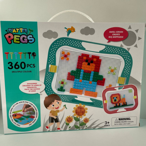 Дитяча пластикова мозаїка, 360 ел