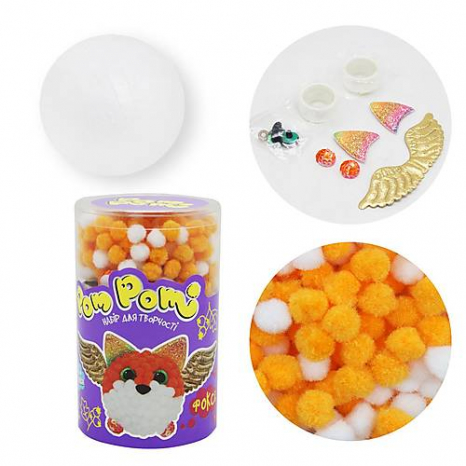 Набір для творчості  Pom pom Фоксі 32017 Strateg