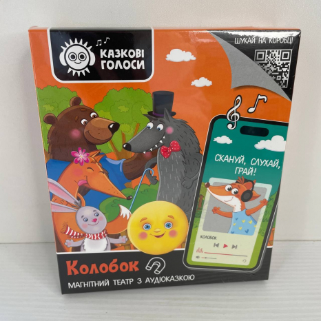 Гра розвиваюча Магнітний театр з аудіоказкою Казкові голоси "Колобок" 3206-38 "Vladi Toys"