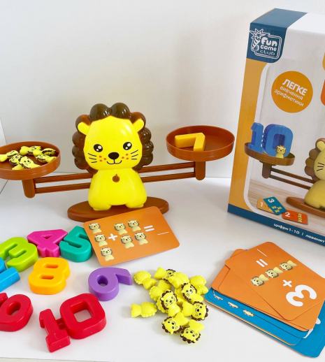 Настільна гра Ваги математичні Лев, Fun Game, 32846