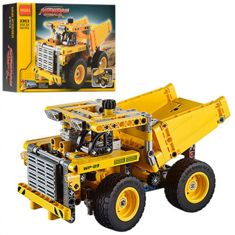 Конструктор - аналог Lego Карьерный грузовик / бульдозер 2 в 1 Decool 3363