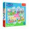 Пазли - 4 в 1 - 34359 Свинка Пеппа. Спогади про відпустку Trefl